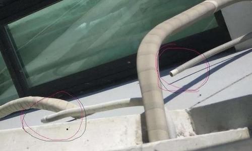 空调外面出水管出水太多怎么回事